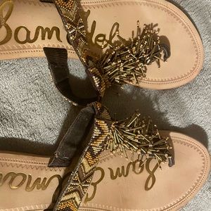 Sam Edelman beaded sandals